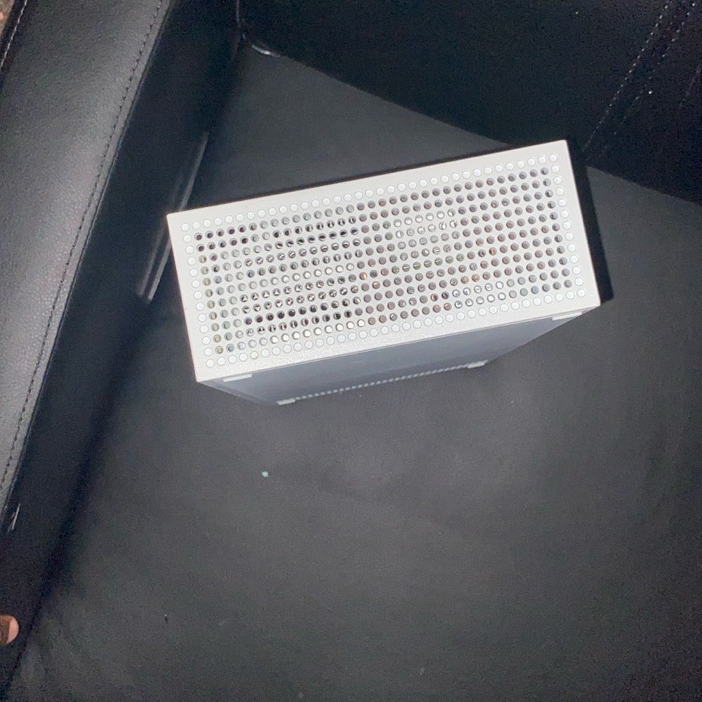 White Perforated Box